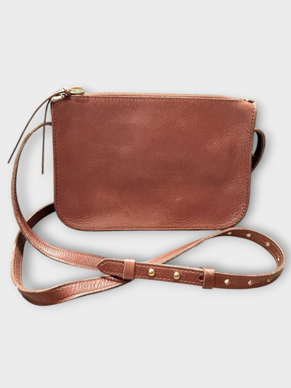 Madewell Brown Leather Crossbody Bag